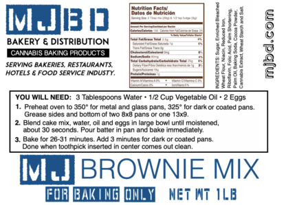 MJBD Brownie Mix
